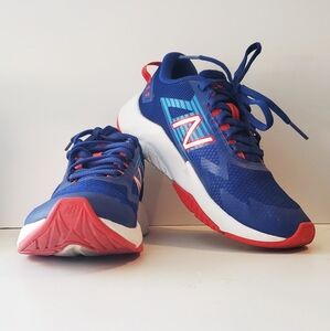 Kids New Balance Blue/Orange Running Shoes, Size 3